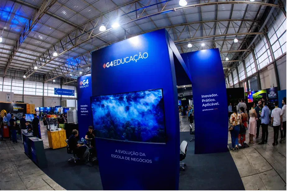 Estande de expositor na Expoinovação